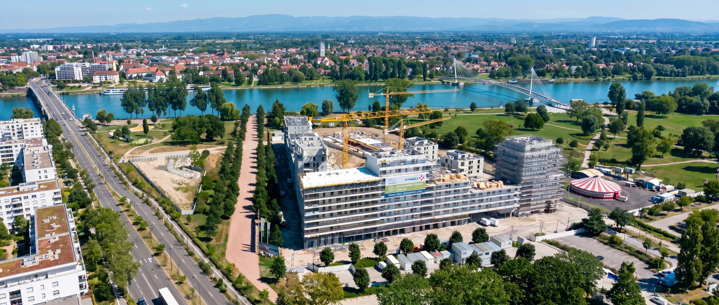 Programme Les Deux Rives, quartier du Port du Rhin à Strasbourg