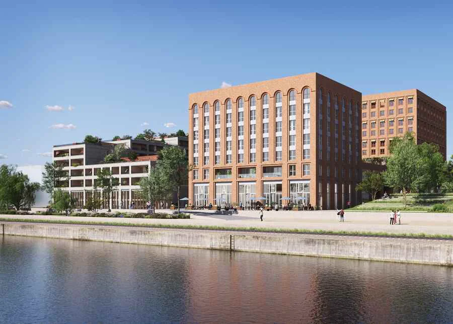 Résidence de logements aux façades en briques