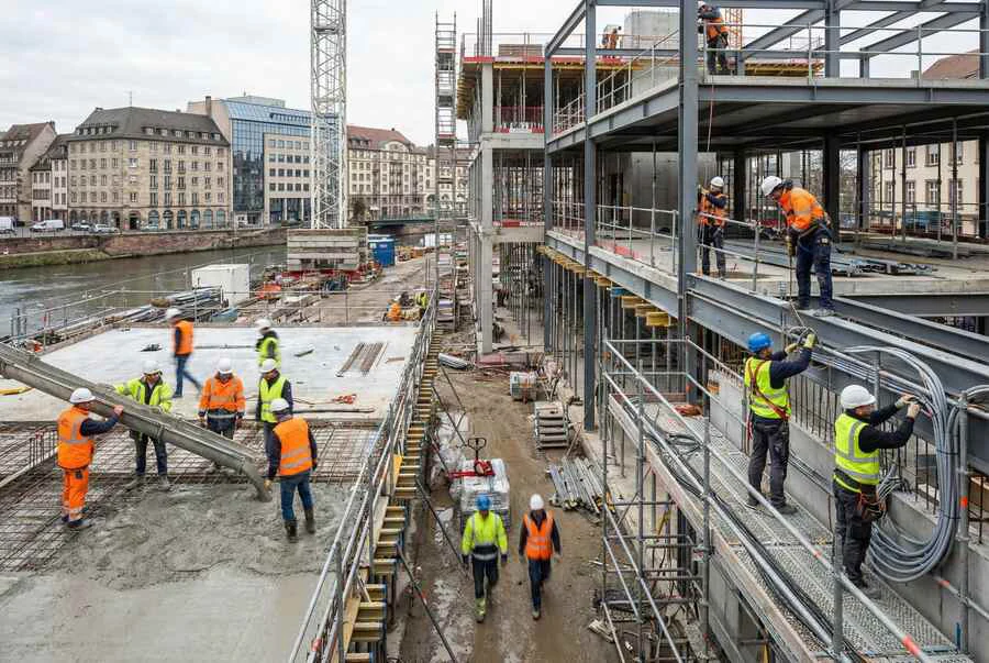 Chantier tous corps d'état mené par SOCARA